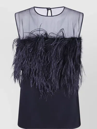 Alberta Ferretti Blouse In Blue
