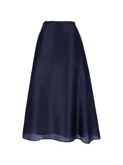 Alberta Ferretti Blue A-line Skirt