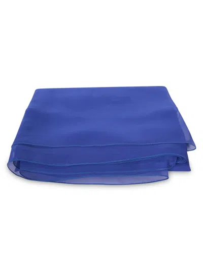 Alberta Ferretti Blue Chiffon Stole