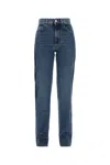 Alberta Ferretti Blue Patchwork Jeans