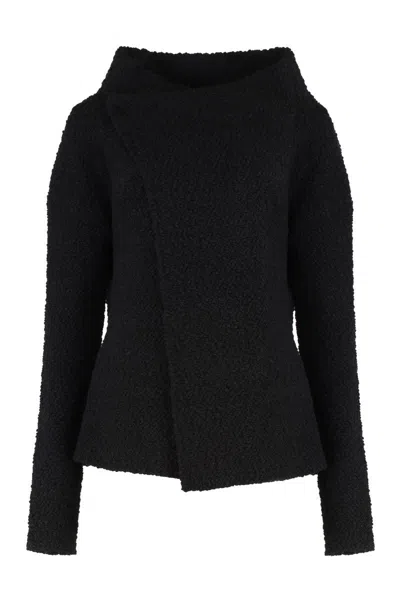 Alberta Ferretti Alberta Ferreti Boucle Wool Sweater. In Black