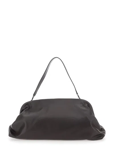 ALBERTA FERRETTI BROWN MAXI SHOULDER BAG