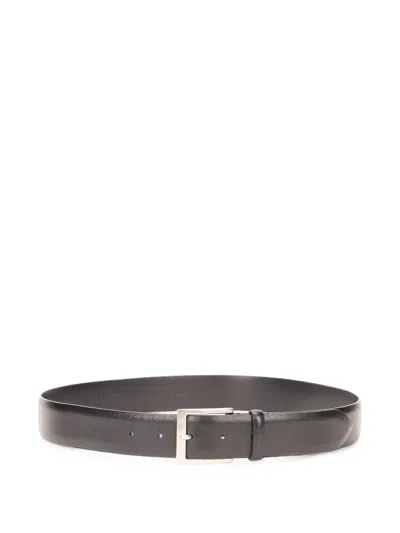 Alberta Ferretti Buckle-fastening Leather Belt In Gray