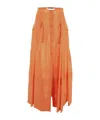 Alberta Ferretti Trousers Woman In Orange