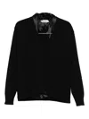 Alberta Ferretti Buttoned Cardigan In Black