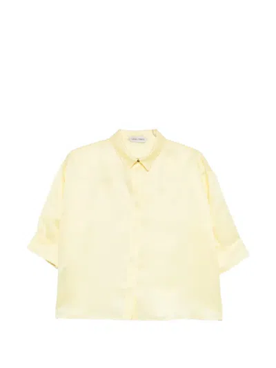 Alberta Ferretti Buttoned Shirt In Yellow