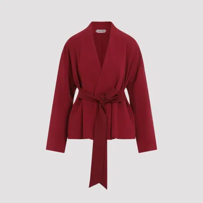 Alberta Ferretti Cadand Viscose-blend Jacket For Women In Red