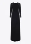 Alberta Ferretti Alberta Ferreti Cady Long Dress In Black
