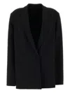 Alberta Ferretti Alberta Ferreti Cady Stretch Oversized Jacket In Black