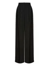 Alberta Ferretti Alberta Ferreti Cady Stretch Wide Leg Trousers In Black