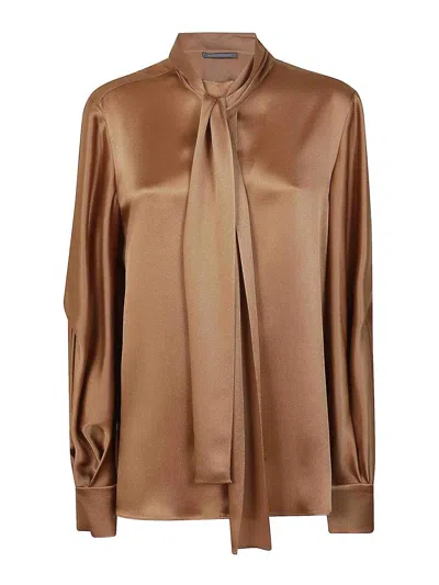 Alberta Ferretti Shirt In Beige