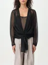 Alberta Ferretti Cardigan  Woman Color Black In Black
