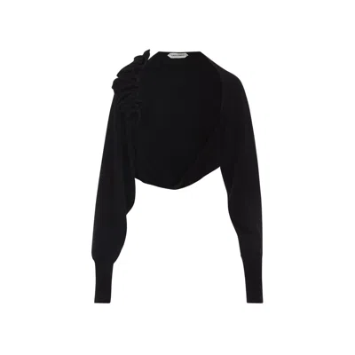 ALBERTA FERRETTI CARDIGAN BLACK