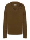 Alberta Ferretti Cashmere Jumper In Green