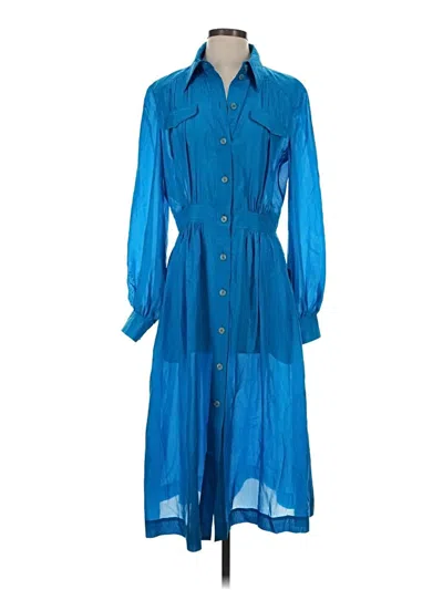 Pre-owned Alberta Ferretti Casual Dress In Blue