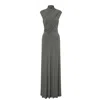 Alberta Ferretti Dress In Viscose Jersey In Gray