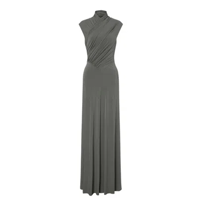 Alberta Ferretti Casual Woman Clothes  - Dress - Grey In Gray