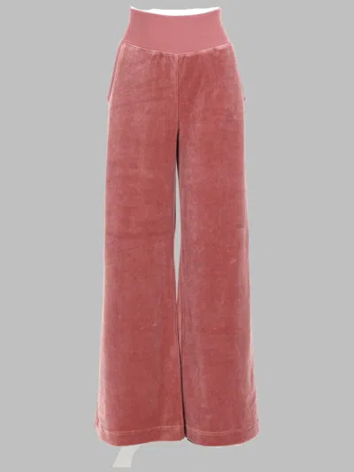 Alberta Ferretti Chic Athleisure Chenille Trousers For Women In Multi