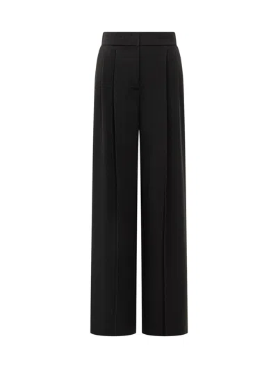 Alberta Ferretti Chic Tapered Trousers For Fw25 In Black