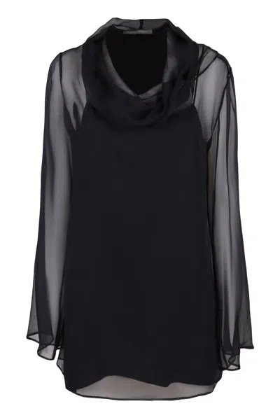 ALBERTA FERRETTI CHIFFON BLOUSE