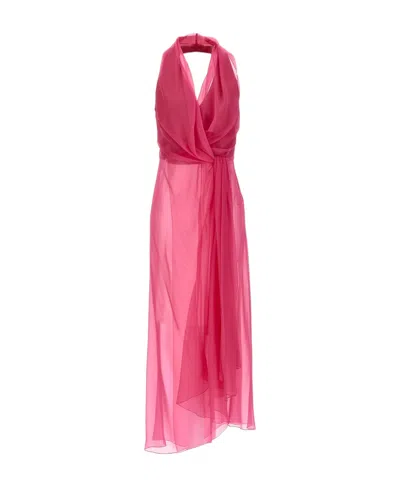 Alberta Ferretti Chiffon Blouse In Pink
