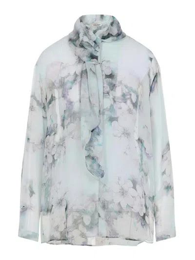 Alberta Ferretti Alberta Ferreti Chiffon Shirt In Multi