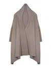 Alberta Ferretti Coat Made Of A Wool And Cashmere Blend In Sand