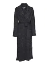 Alberta Ferretti Ribbon Long Cardigan In Multicolor