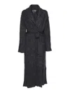 Alberta Ferretti Ribbon Long Cardigan In Multicolor