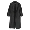 Alberta Ferretti Shawl-lapel Coat In Black