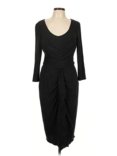 Pre-owned Alberta Ferretti Cocktail Dress In Black