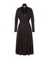Alberta Ferretti Long Sleeve Dress In Black