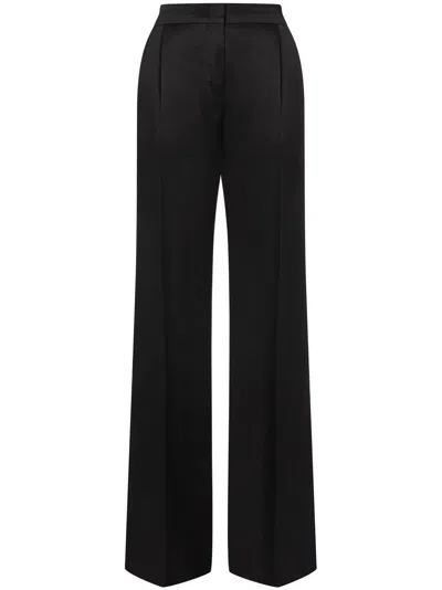 Alberta Ferretti Concealed-fastening Palazzo Pants In Black