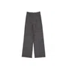 Alberta Ferretti Cotton And Wool Trousers In Gray