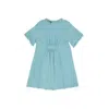 Alberta Ferretti Cotton Mini Dress In Green