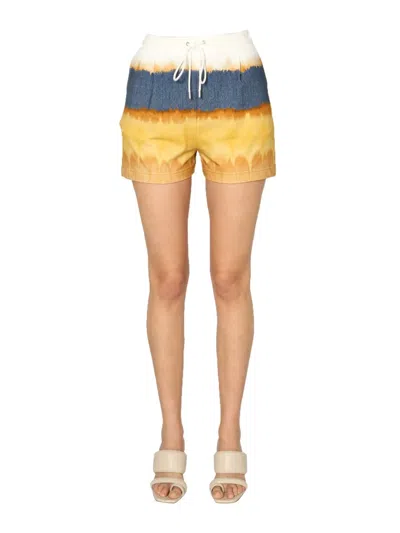 Alberta Ferretti Alberta Ferreti Cotton Shorts In Multi