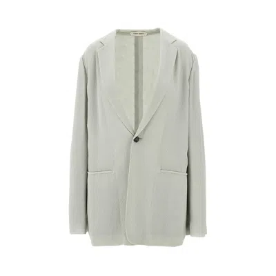 Alberta Ferretti Single-breasted Pocket Jacket In Neutral