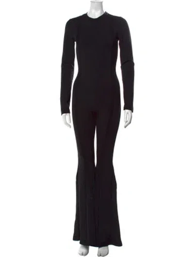 Pre-owned Alberta Ferretti Crew Neck Jumpsuit W/ Tags In Black