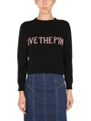 Alberta Ferretti Alberta Ferreti Crew Neck Sweater In Black