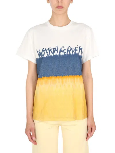 Alberta Ferretti I Love Summer T恤 In Multicolor