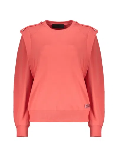 Alberta Ferretti Crew-neck Long-sleeve Sweatshirt In Pink