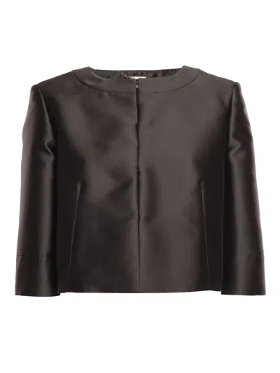 ALBERTA FERRETTI CROP JACKET,05226625555