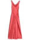 Alberta Ferretti Cut-out Gown In Pink