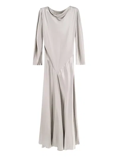 ALBERTA FERRETTI CUT-OUT LONG SLEEVE DRESS
