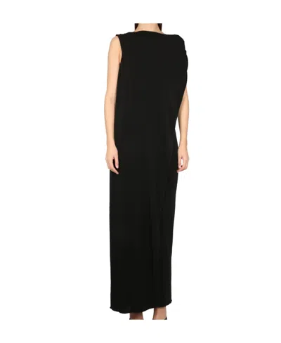 Alberta Ferretti Cut-out Maxi Dress In Black