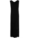 Alberta Ferretti Cut-out Maxi Dress In Schwarz