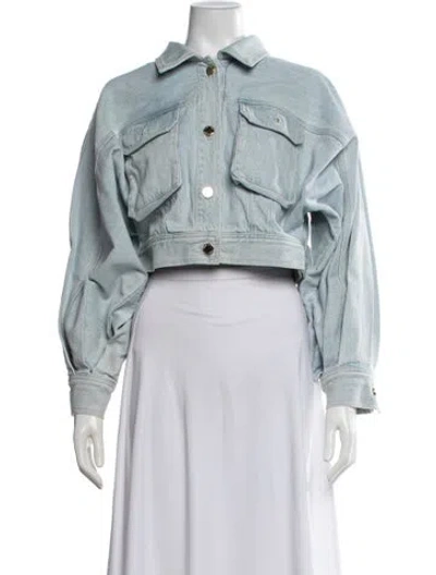 Pre-owned Alberta Ferretti Denim Jacket In Blue