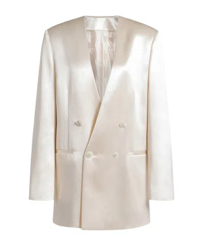 ALBERTA FERRETTI DOUBLE-BREASTED SUIT JACKET