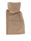 Alberta Ferretti Double Cloth Scarf In Sand