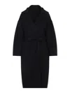 Alberta Ferretti Alberta Ferreti Double Coat In Black